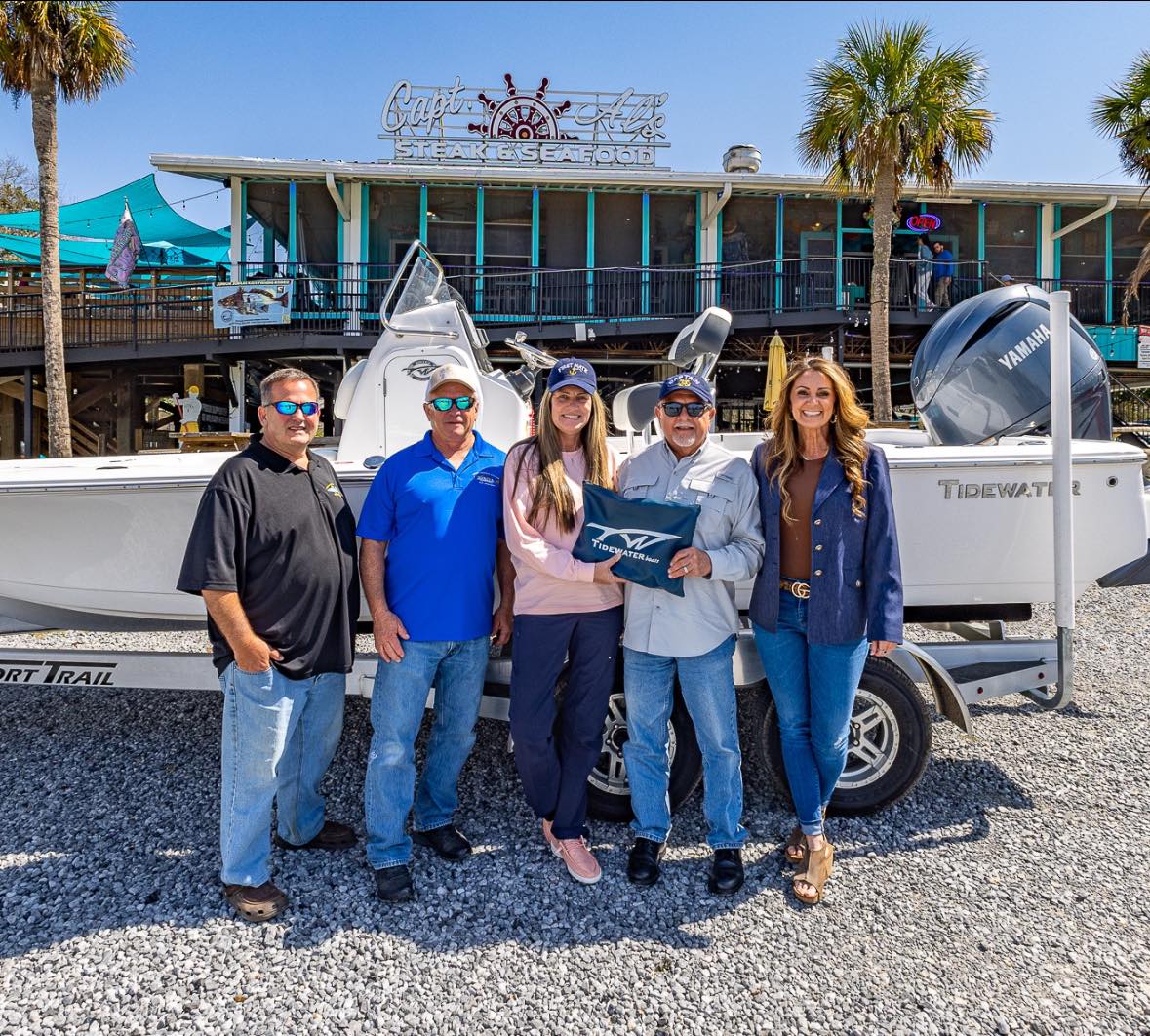Congratulations to Keith Reynaud, the winner of the new Tidewater boat from CCA!